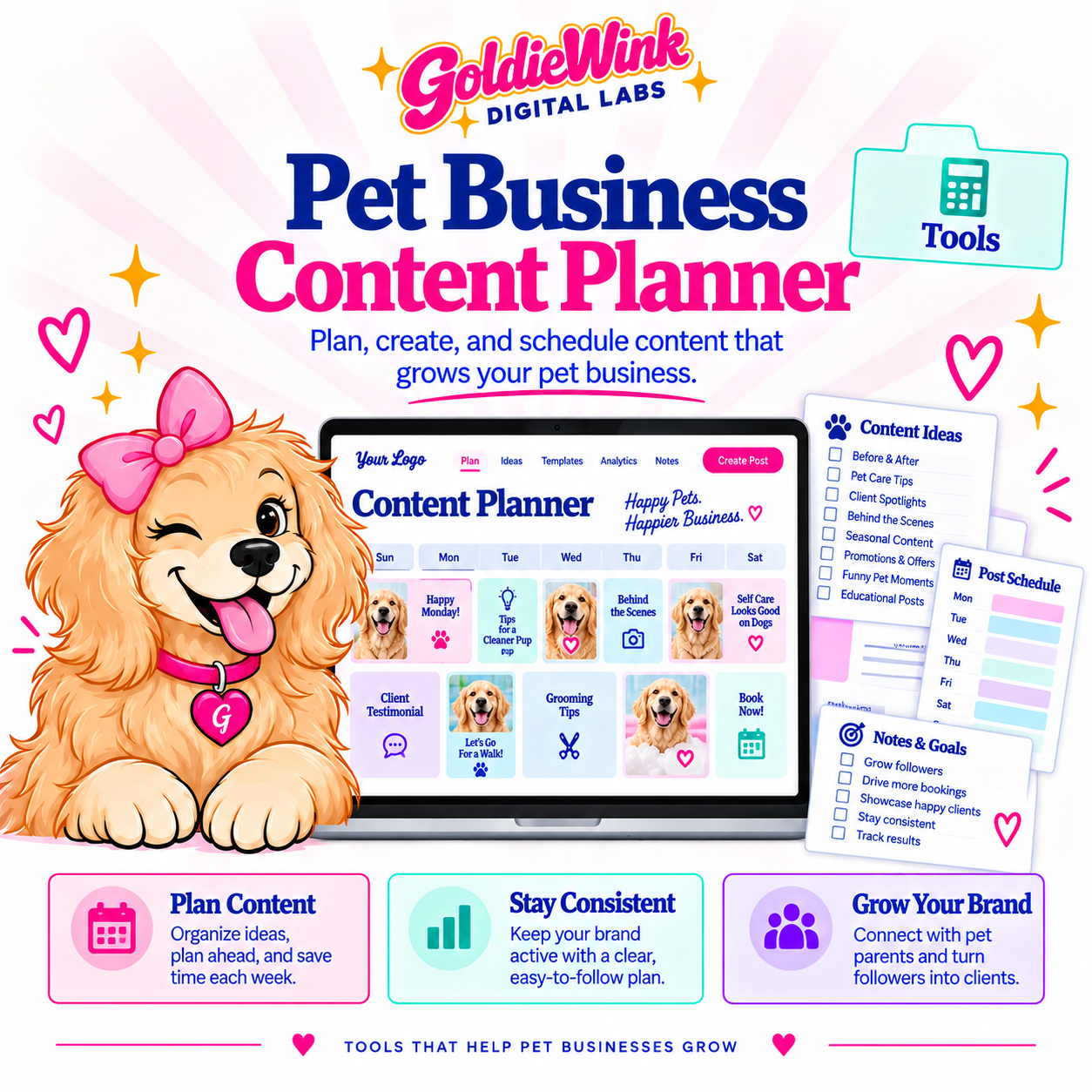 Pet Business Content Planner