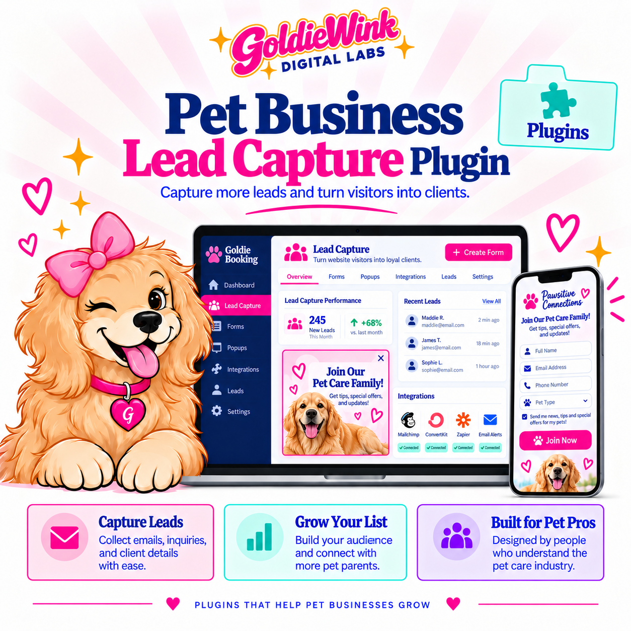 Pet Business Lead Capture Plugin