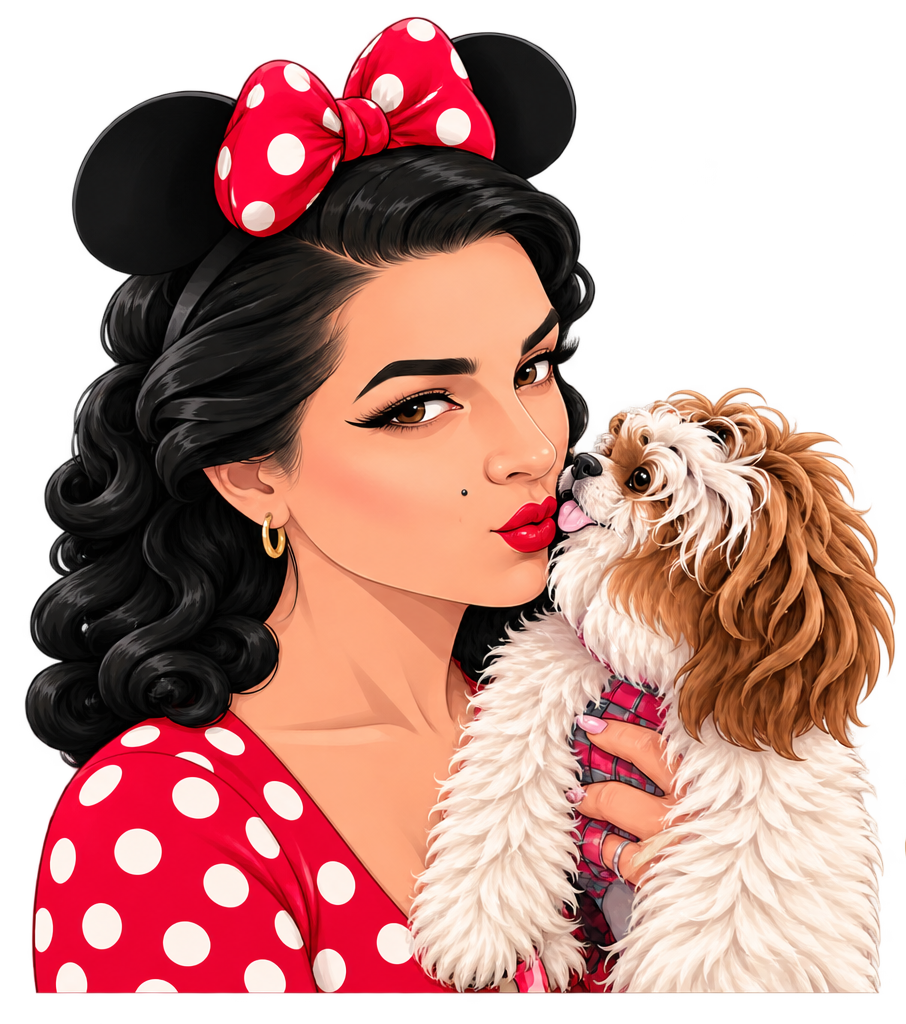 Jessa Barkley with her dog