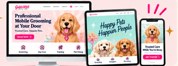 GoldieWink websites